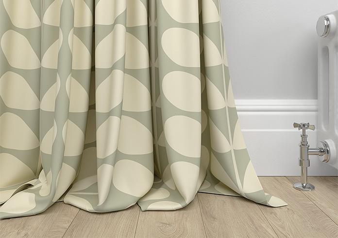 Orla Kiely Jumbo Solid Stem, Pebble - Made to Measure Curtains - Image 6